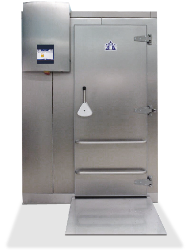 Surgélateur - cellule de refroidissement Mistral - inox - capacité 1 ou 2 chariots - 25kg/h à 100kg/h - groupe semi-hermétique à distance_0