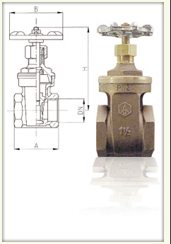 Vanne à simple opercule - PN 20 - Bronze ou Cupro-alu - Références 89 / AU89 / 89TB_0
