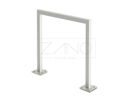 05.024 - Arceau urbain Porta ZANO en acier ou inox - Hauteur 80 cm - Design classique et sobre_0