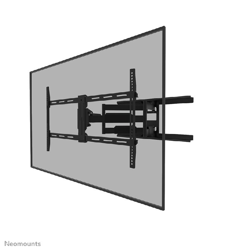 Neomounts by Newstar - Support mural orientable pour TV jusqu'à 75'' - WL40-550BL18 - Charge max 45 kg, inclinaison 18°, pivot 54°_0