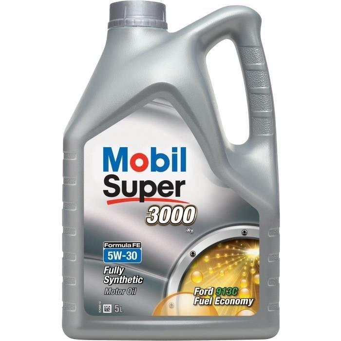 Mobil huile synthétique Premium S30 - 5W30 FE - 5L - Protection et longévité moteur pour voitures de tourisme_0