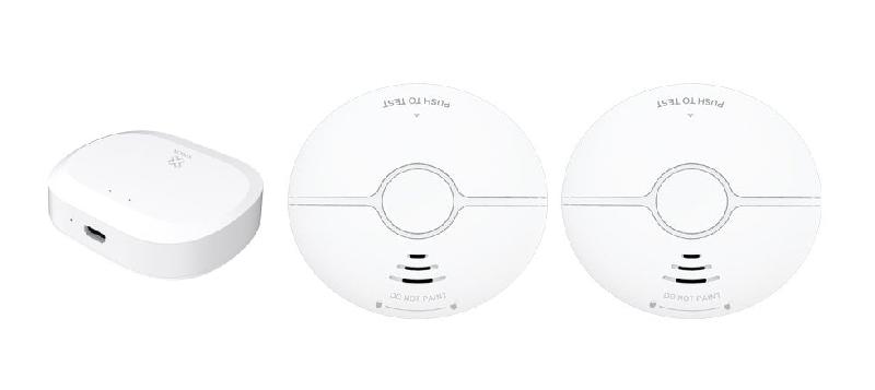 WOOX R7074 - Détecteur de fumée à réflexion photoélectrique - Batterie AAA - Sans fil - 85 dB_0
