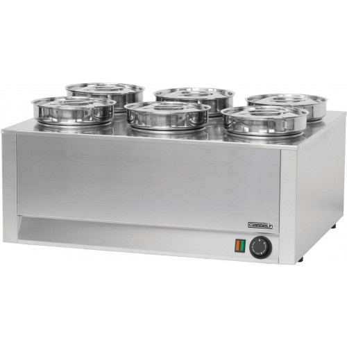 BAIN MARIE À SAUCE 6 X 4,5 L PROFESSIONNEL