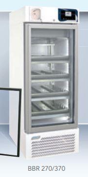 Banque de sang BBR 270/370 - 12 modèles - capacité 130 à 2100L - acier ou inox - portes vitrées triple cristal_0