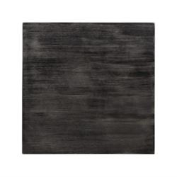 Bolero plateau de table carré pré-percé noir vintage 70cm - CY969_0