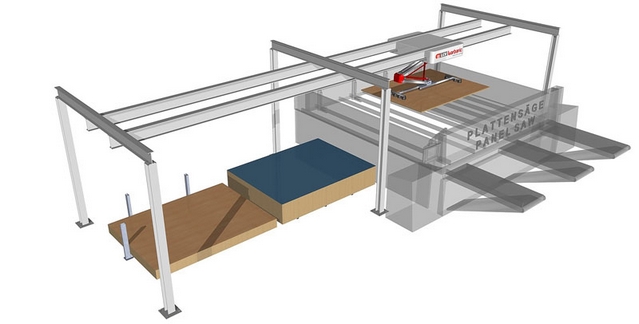 Chargeur de panneaux LCV - capacité de levage 200 kg - dimensions max 4200 x 2100 mm_0
