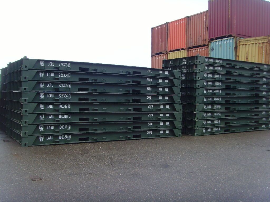 Container maritime 20ft - plateforme 6,05m - poids 2740 kg_0