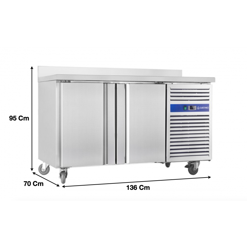 Desserte réfrigérée 700 2 portes négative tropicalisé - GN2200BT_0
