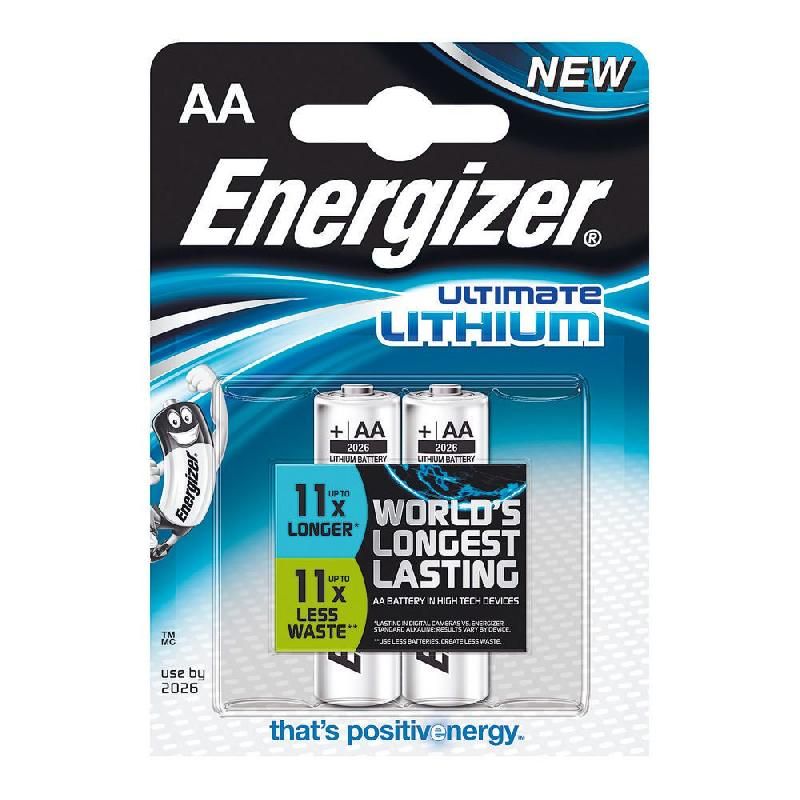 ENERGIZER PILE ULTIMATE LITHIUM - LR6 AA - 1,5V (PRIX UNITAIRE)