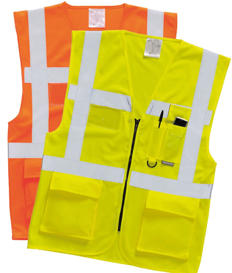 Gilet haute visibilité multi-poches, Coloris : Jaune Fluo, Taille : 3XL_0