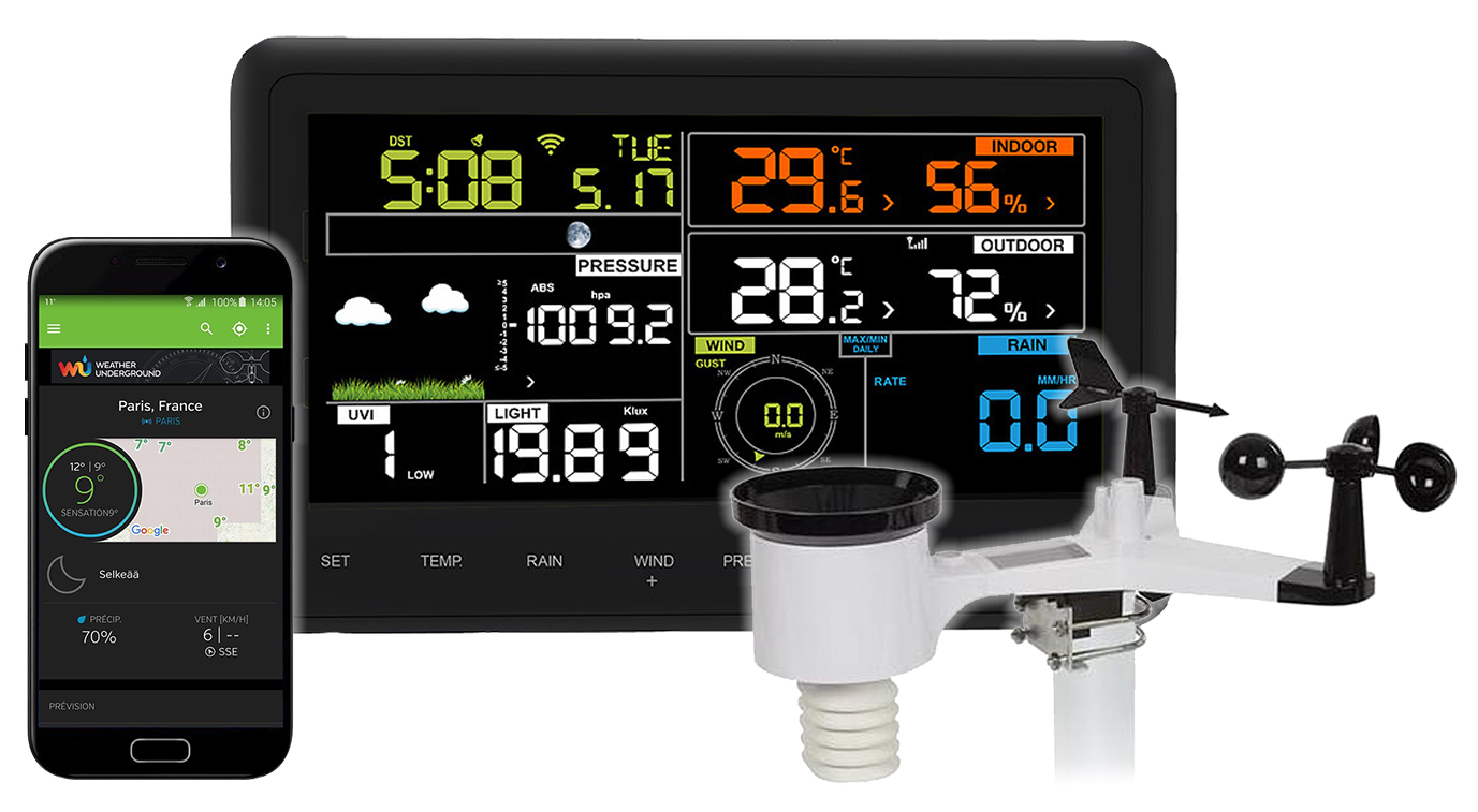 Météo connectée - multiparamètres - 3224ve_0