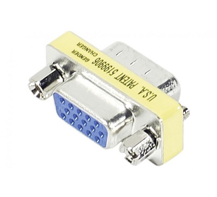 Mini changeur VGA HD15 mâle/femelle - Blindé avec contacts dorés - Réf. 83750_0