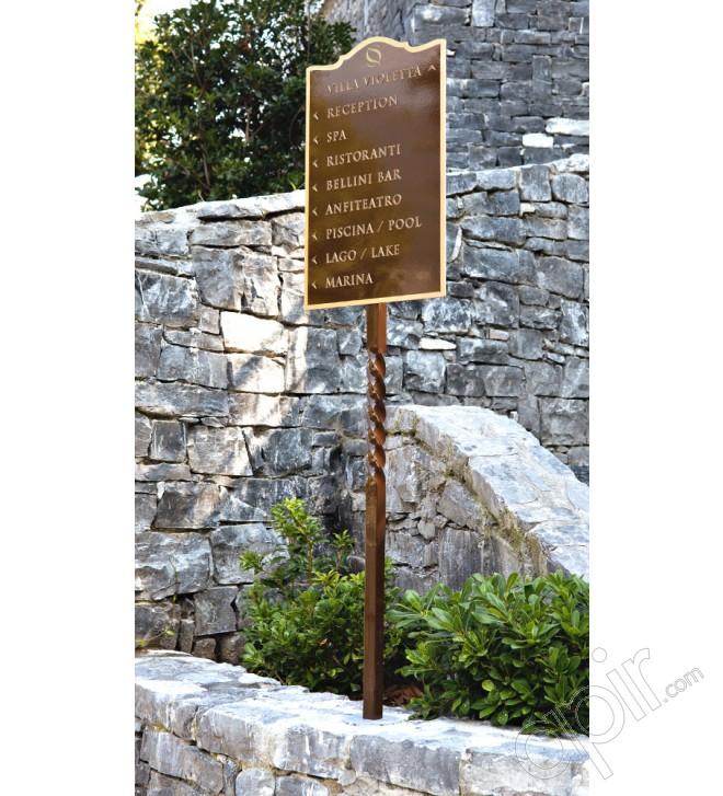 Panneau signalétique extérieur et jardin personnalisable - robuste et adaptable aux conditions météorologiques_0