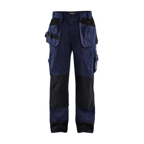PANTALON DE TRAVAIL ARTISAN BICOLORE MARINE NOIR TAILLE C60 - BLAKLADER