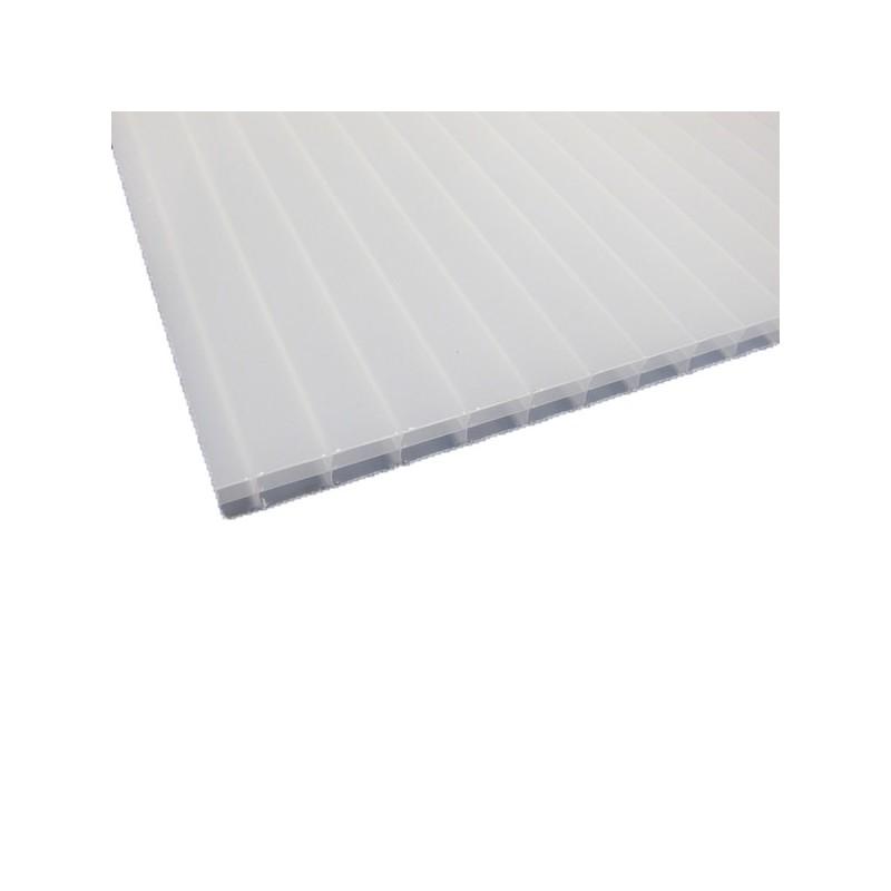 PLAQUE POLYCARBONATE ALVÉOLAIRE 16MM - COLORIS - OPALINE, EPAISSEUR - 16 MM, LARGEUR - 98 CM, LONGUEUR - 3 M_0