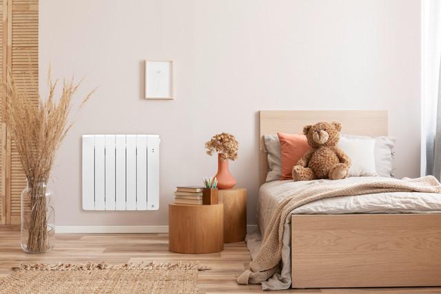 Radiateur connecté gain de place Ingénio 4 vertical 1500W Blanc mat - Thermor - 429354_0
