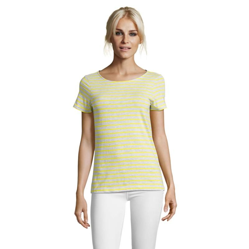Tee-shirt Miles Women Sol's - Réf 01399 - 100% coton peigné Ringspun_0
