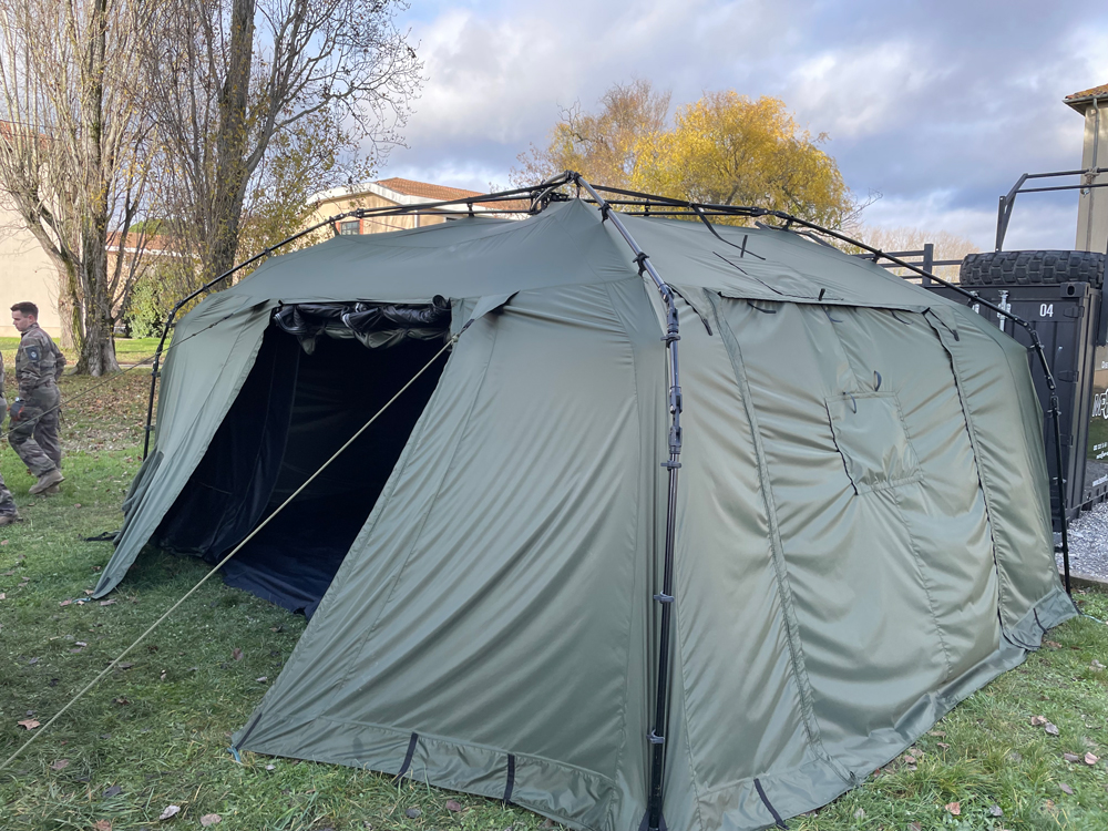 Tente militaire à faible encombrement de 20m² - MAG 20 / Utilis SAS_0