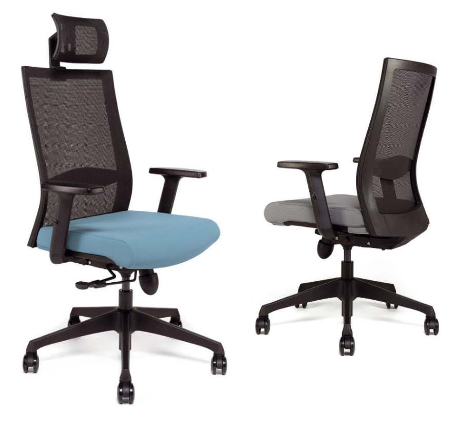 Tool - Fauteuil de bureau ergonomique avec dossier résille, soutien lombaire réglable et assise personnalisable_0