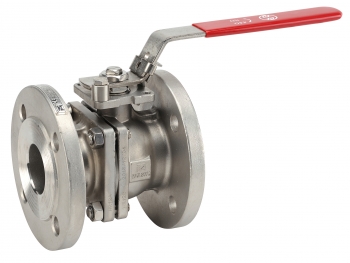 Vanne à boisseau sphérique inox à brides PN16 - Platine ISO - Sécurité feu ATEX_0