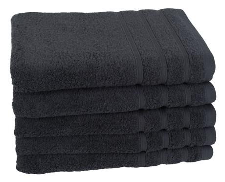 5 DRAPS DE DOUCHE GRIS 70X140 500G H-LINE