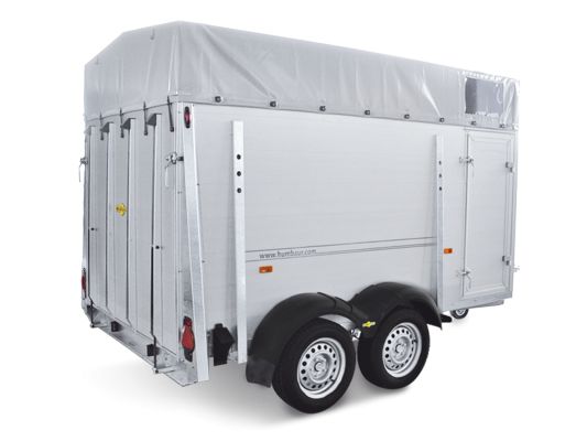 7930 - Remorque bétaillère aluminium HUMBAUR - PTAC 2400 kg - Carry Remorques_0