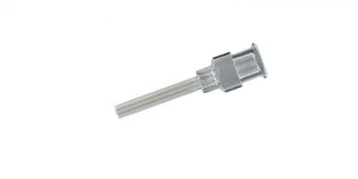 Aiguille de dosage avec capillaire de précision - Taille 13 - Longueur 15 mm - Ø intérieur 2,0 mm - Ø extérieur 2,4 mm_0