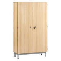 Armoire scolaire verrouillable avec 2 portes pour école_0