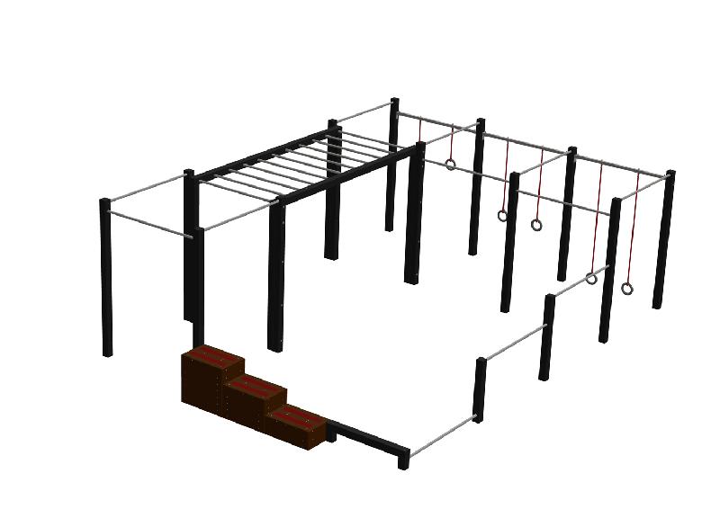 Cage de cross-training - Espace Renard fabricant et installateur - Réf : C-9010PR_0