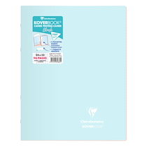 CAHIER PIQUÉ KOVERBOOK BLUSH 24X32CM 96 PAGES PETITS CARREAUX + MARGE COUVERTURE POLYPROPYLÈNE OPAQUE BICOLORE COULEUR ALÉATOIRE. - ASSORTIS - LOT DE 10