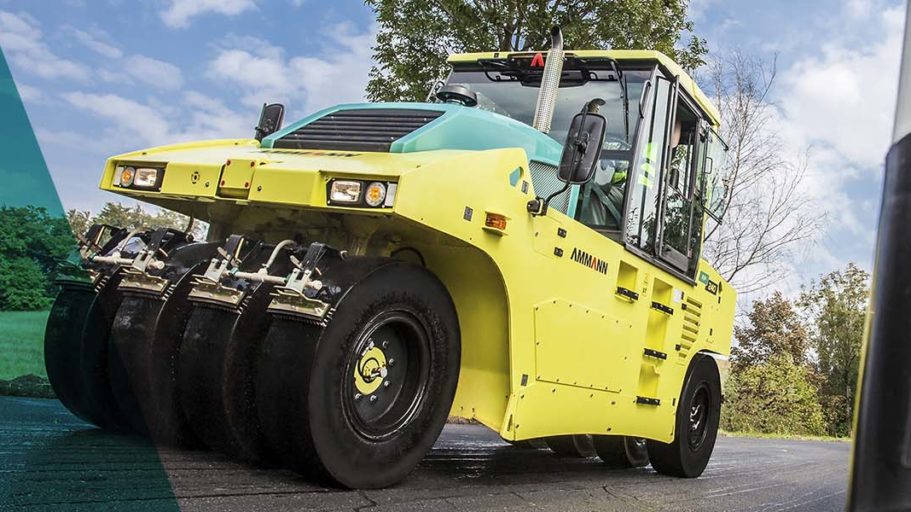 Compacteur sur pneumatiques Ammann - Polyvalent et ergonomique avec réglages de pression et lestage facile_0