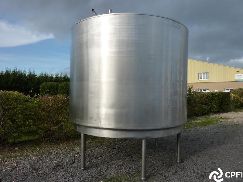 Cuve Alfa Laval 12000 L - CUV041 - 6 pieds acier avec platine inox_0