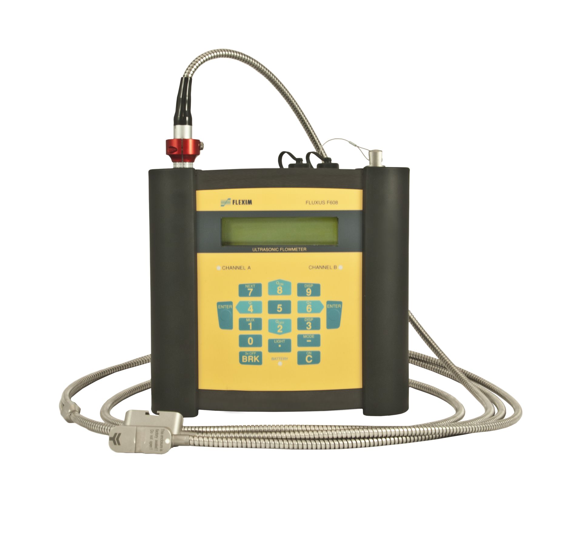 Débitmètre portable Fluxus F608 - ATEX - pour zone dangereuse et large plage de mesure_0