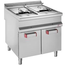 Friteuse gaz 2 cuves 20 litres - sur meuble fermé - modèle G99/F40A2-N_0