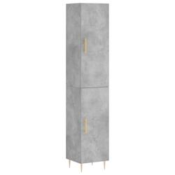Helloshop26 - Buffet bahut commode armoire meuble de rangement organisateur cuisine salle de séjour salon haut 34,5 x 34 x 180 cm 02_0034368 - 300021_0