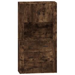 Helloshop26 - Buffet bahut commode armoire meuble de rangement organisateur cuisine salle de séjour salon haut bois d'ingénierie 02_0033566 - 300021_0