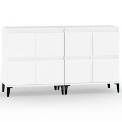 Helloshop26 - Buffet bahut commode armoire meuble de rangement organisateur cuisine salle de séjour salons lot de 2 60 x 35 x 70 cm 02_0036682 - 3000_0