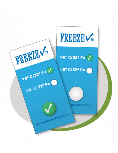 Indicateur de gel 0°C ou -5°C - FREEZECHECK_0