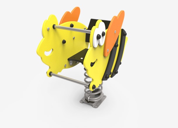 Jeu sur ressort Maia JFS08D - adapté PMR - matériaux résistants et certifiés EN1176_0