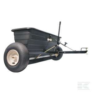 Kramp - Épandeur d'engrais tracté 80 kg avec trémie en polyester et transmission fermée_0