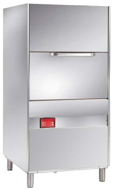LP202 - Lave-batteries en acier inox AISI 304 - 3 cycles de lavage - Rinçage à température constante_0