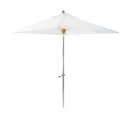 NOW'S HOME - Parasol Blanc Aluminium 200x200cm Sans Pied Comete - blanc aluminium 3256390246321_0