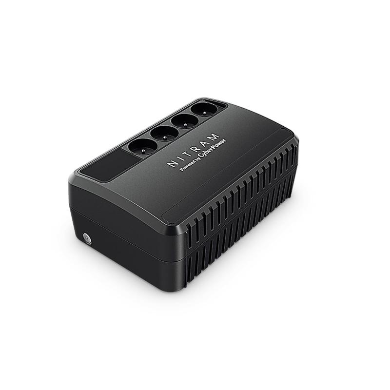 Onduleur Nitram Série BU 1000VA - 1000VA/600W pour systèmes de vidéosurveillance et matériel informatique_0