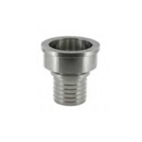 Raccord SMS femelle - Douille annelée décalée en inox - DN 25 à 65 - Serrage rapide et étanche_0