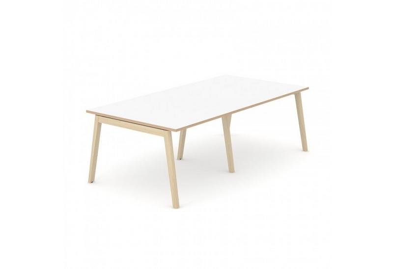 Table de réunion Azna Wood 8 personnes_0