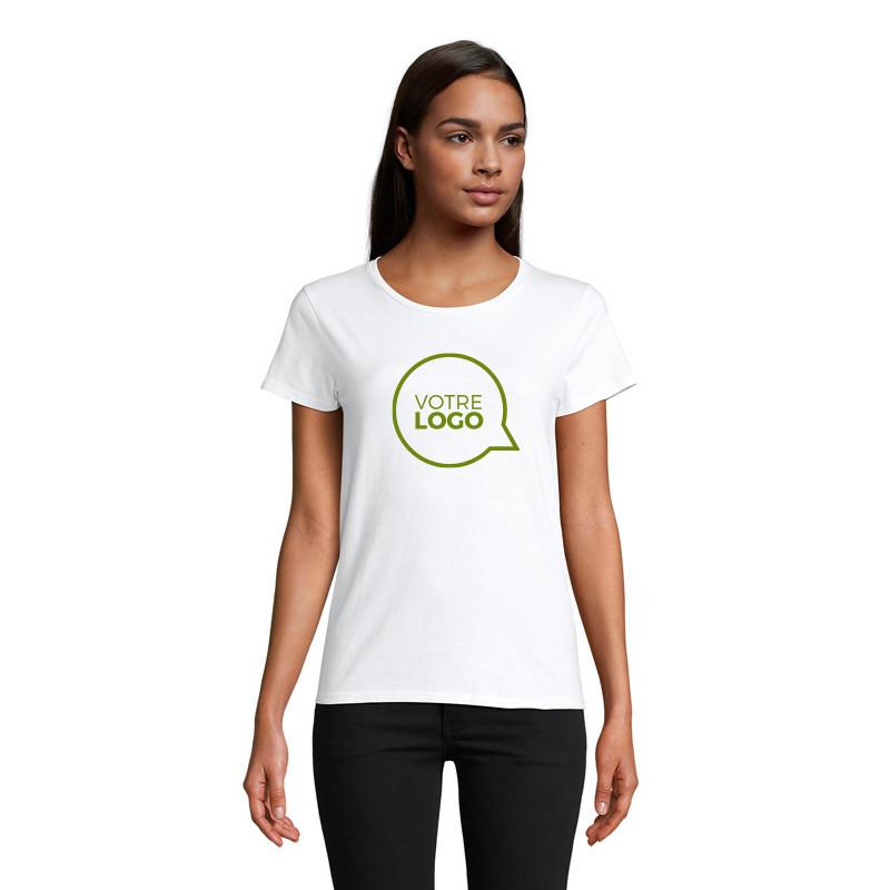 Tee-shirt coton bio Crusader Women blanc - Tee-shirts personnalisés blanc_0