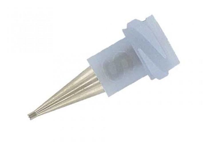 Aiguille série Micron-S - bleu clair - diamètre intérieur 0,61 mm - taille 21 - connexion luer lock_0