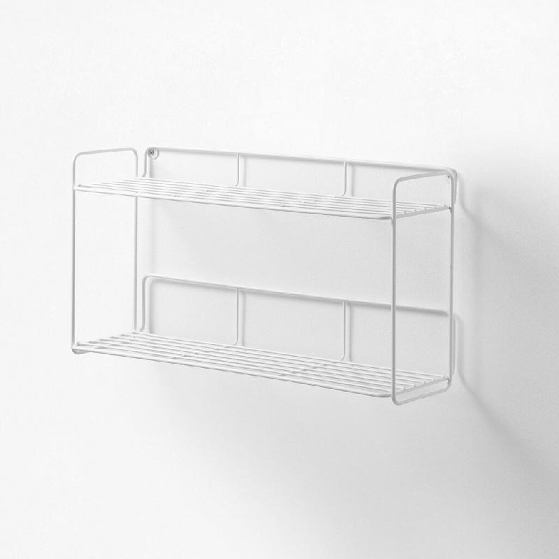 AQA Design Étagère murale métallique NORI blanc L.50,1 P.15,1 H.27,3 MP01823 - blanc métal MP01823_0