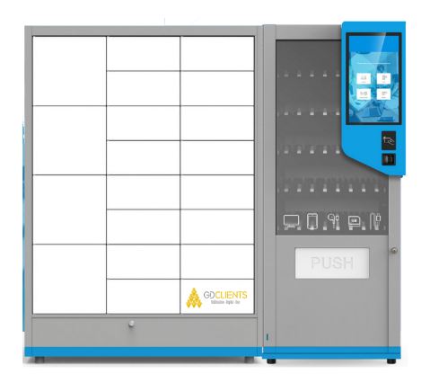 Casier connecté Click and collect - COLIS BOX_0