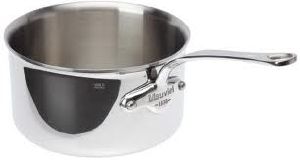 Casserole inox Mauviel M'Cook - 14cm - Acier inoxydable multi-couches, compatible tout feux + induction_0